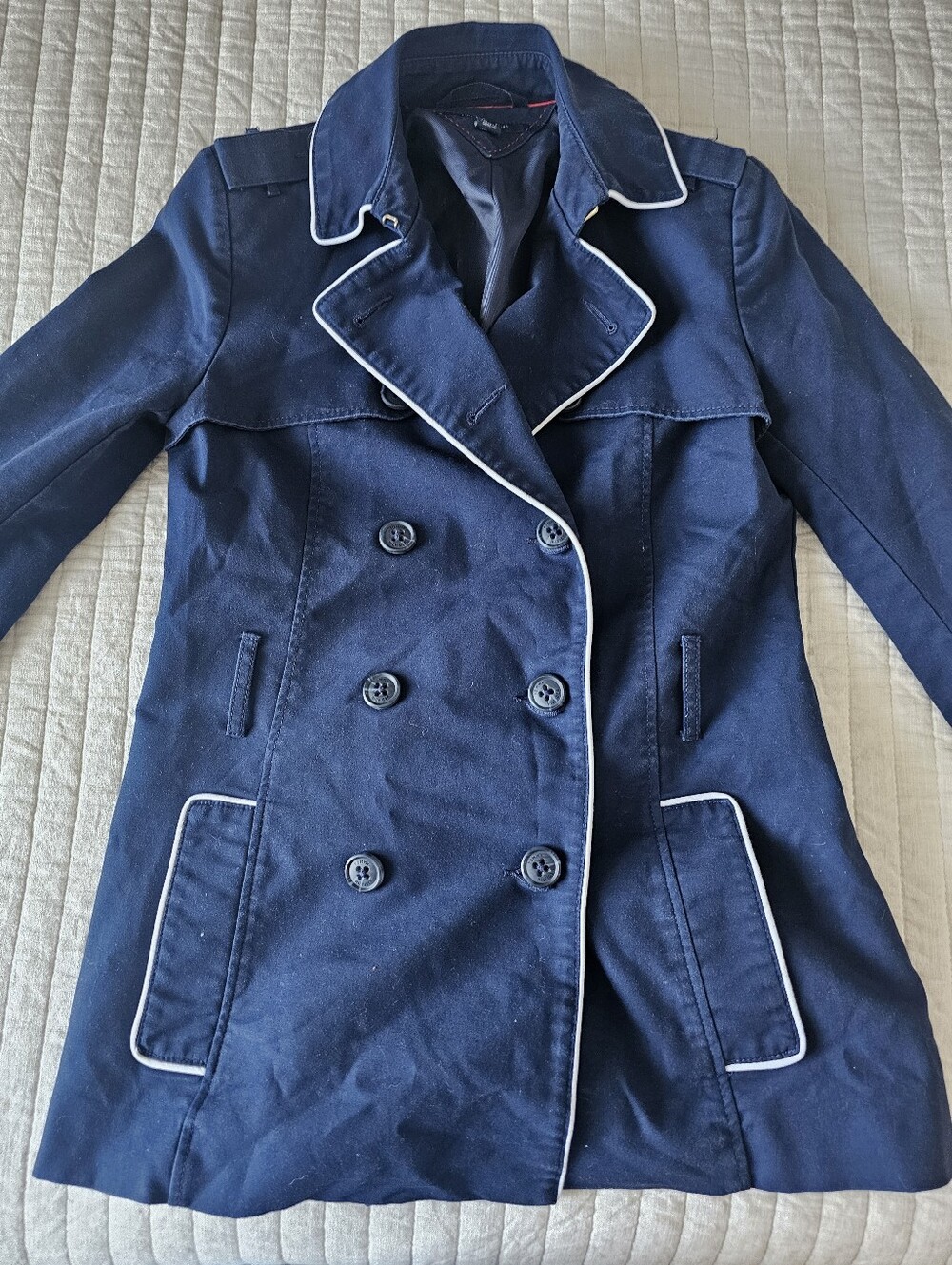 Tommy Hilfiger Classic Peacoat Size XXS